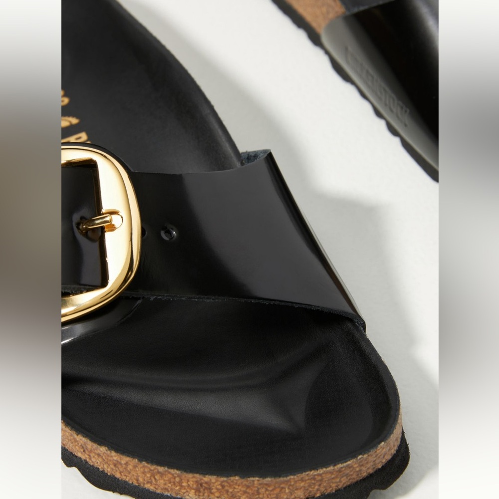 Madrid Big Buckle High Shine 40 black